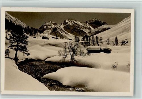 Davos Platz 1926 Sertigtal Winter