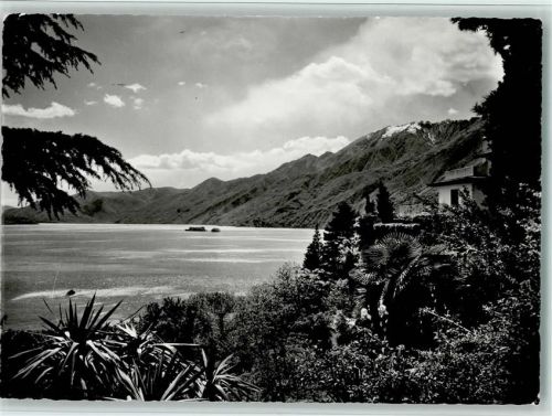 Ascona Casa Wülfingen Blick vom Park auf den Lago Maggiore