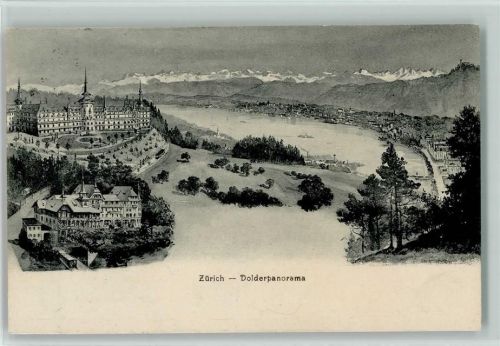 Zürich 1908 Dolderpanorama