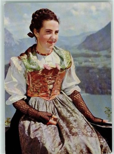 Edition Stehli Serie Nr. 1604 - Festtracht der Ledigen AK
