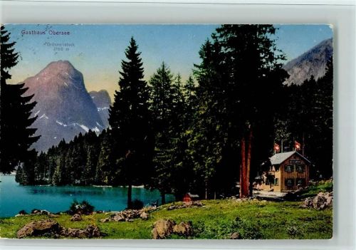 Näfels 1922 Gasthaus Obersee Brünnelistock