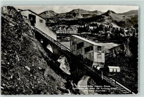 Stoosbahn - Drahtseilbahn Schwyz Stoos Endstation Kurhaus Hotel