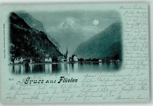 Flüelen 1898 Kirche
