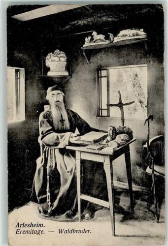 4144 Arlesheim Gebrauchsspuren Eremitage Waldbruder