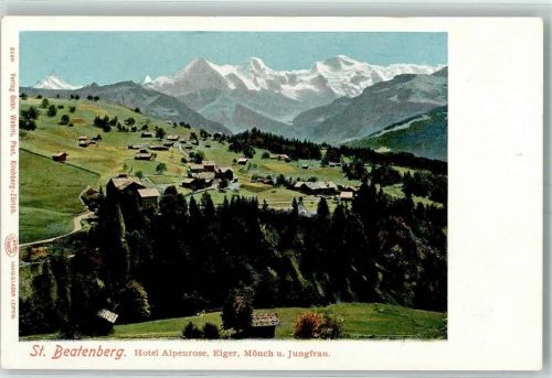 Beatenberg Hotel Alpenrose Eiger Mönch Jungfrau