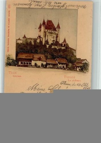 Thun 1901 Schloss