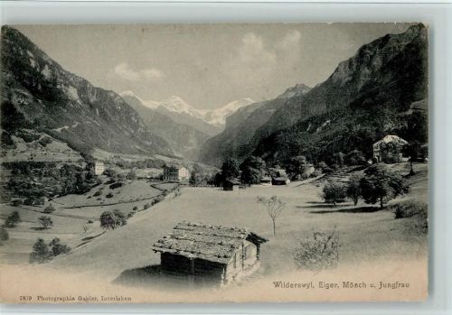 Wilderswil Eiger Mönch Jungfrau