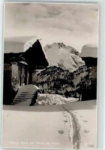 Maloja Blick auf Montedel Forno