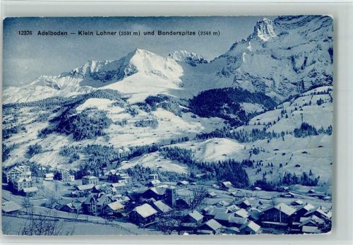 3715 Adelboden BE 1916 - Klein Lohner und Bonderspitze