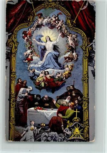 8840 Einsiedeln - Kirche Hochaltarbild v.M.P.v. Deschwanden