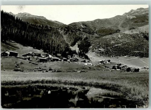 Klosters Schlappin Dörfli Schlappiner Joch
