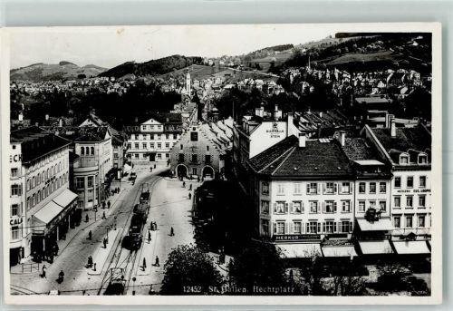 9000 St. Gallen S. Gallo - Hechtplatz Straßenbahn