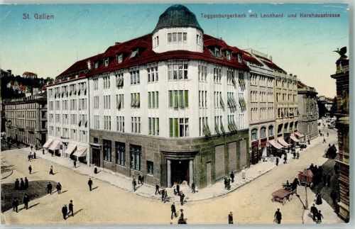 9000 St. Gallen S. Gallo Gebrauchsspuren Toggenburgerbank