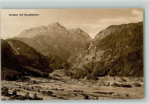 Andeer mit Surettahorn