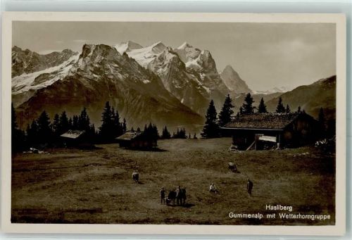 Hasliberg Hohfluh Gummenalp Wetterhorngruppe