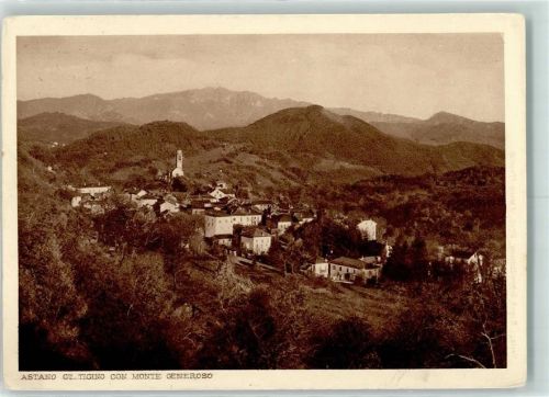 Astano Canton Ticino Con Monte Generoso