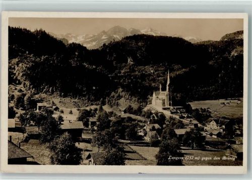 Lungern 1926 gegen den Brünig