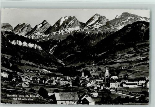 9652 Neu St. Johann 1947 - Nesslau mit Churfirsten