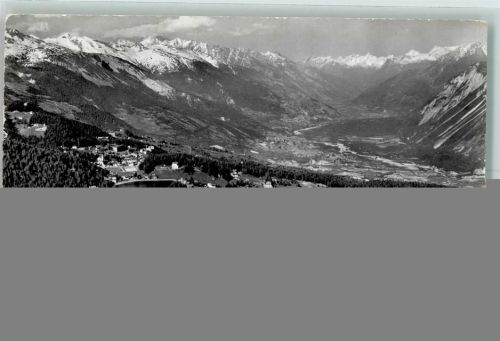 Crans-sur-Sierre 1958 et la plaine du Rhone