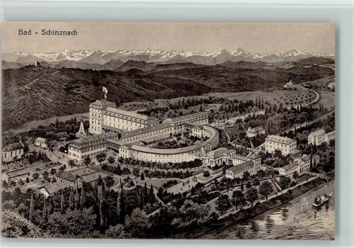 Schinznach Bad 1922 Flugaufnahme
