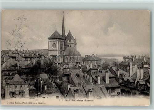 Genève 1911 Le viex Geneve