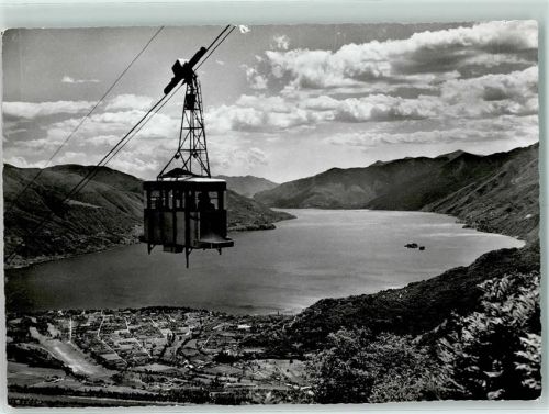 6600 Cardada Locarno 1968 Foto AK Seilbahn