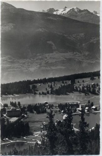 Montana um 1950-60 Crans, gezackter Rand,Edit. Ch. Dubost AKU2