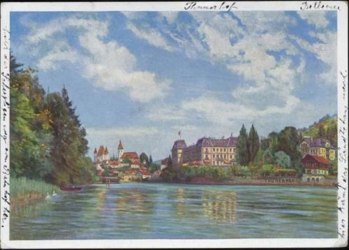 um 1930/40 Thun, Hotel Thunerhof.,Richard Keutel AKU2