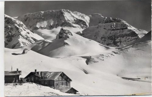 1964 Adelboden-Lenk, Berghotel Hahnenmoos-Pass. Kanton Bern. Schweiz. Nr. 11584. AKU2
