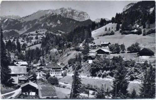 1957 Weißenburg, Kanton Bern, Schweiz, Ansicht,Societe Graphique Neuchatel AKU2