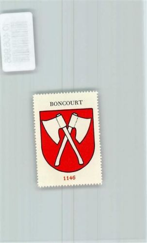 Boncourt Vignette Wappen Kaffee Hag 1920-1940