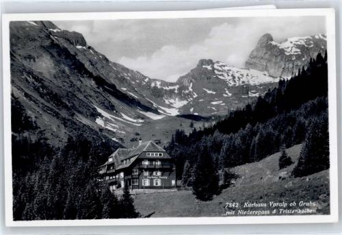 9472 Grabs - Kurhaus Voralp, Niederepass, Tristenkolben