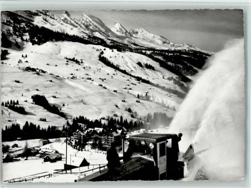 9658 Wildhaus - Kur- und Sportgebiet Obertoggenburg Lisighaus mit Churfirsten Schneeschleuder