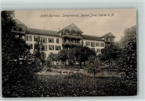 4438 Langenbruck - Hotel Kurhaus Langenbruck Feldpost
