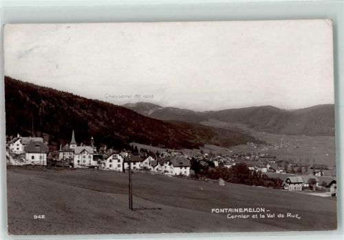 2052 Fontainemelon 1917 - Cernier et le Val de Ruz