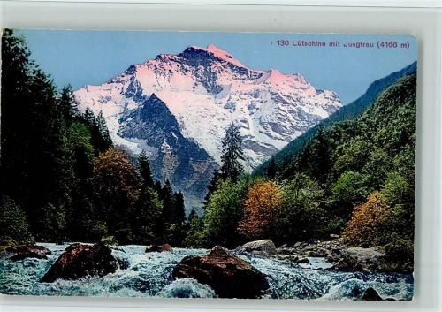 3801 Jungfraujoch - Lütschine mit Jungfrau