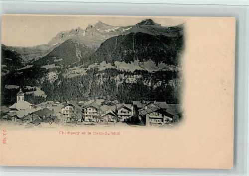 1874 Champéry - Champéry et le Dent-du-Midi