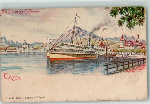 Luzern Dampfer Hafen
