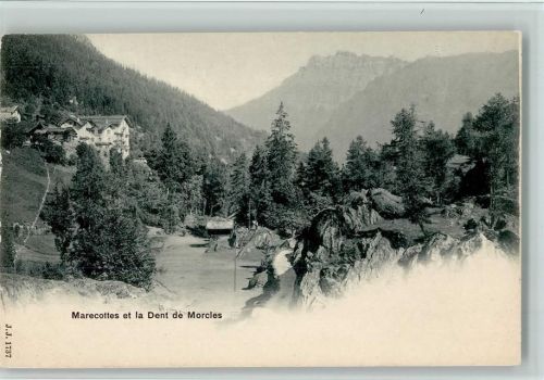 1923 Les Marécottes - Marecottes et la Dent de Morcles