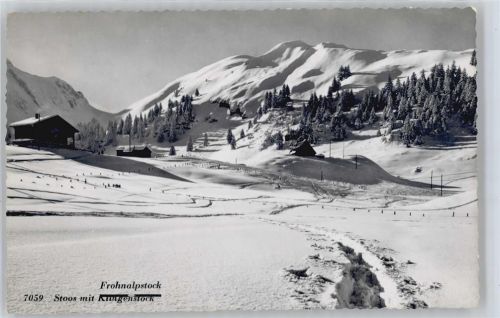 6433 Stoos SZ Gebrauchsspuren Klingenstock, Fronalpstock