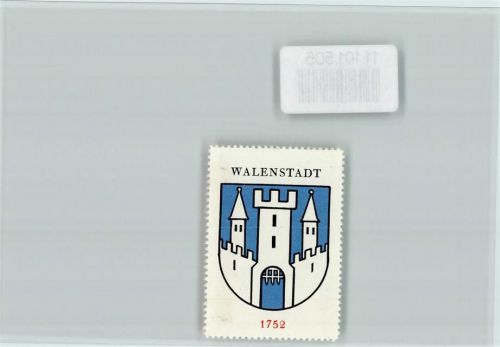 8880 Walenstadt - Vignette Wappen Kaffee Hag ca 1920-1940