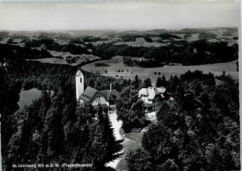9534 Gähwil - Fliegeraufnahme, St. Iddaburg