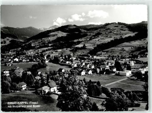 9642 Ebnat-Kappel - Blick mit Wolzenalp und Speer