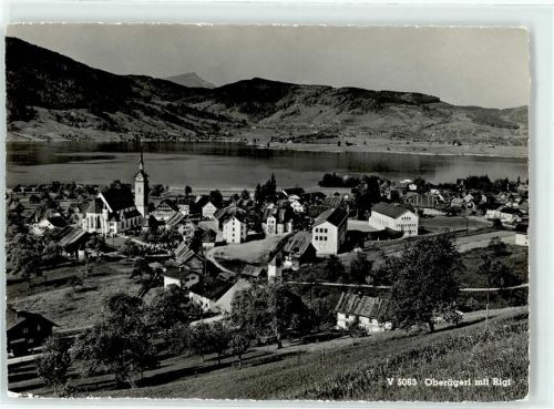 6315 Oberägeri - Blick mit Rigi