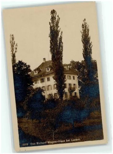 6000 Luzern Lucerne Foto AK Richard Wagner Haus