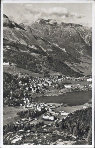1959 - St. Moritz Bad und Dorf. Schweiz.,Foto Max AKU1