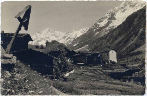 um 1920/30 - Eisten im Lötschental, Kant: Wallis, Schweiz.,E. Gyger v. Klopfenstein AKU1
