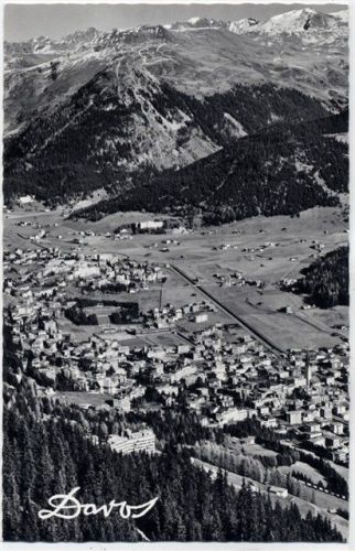 um 1950/60 - Davos, Ansicht, Kr. Graubünden. Nr. 948. Schweiz.,Otto Furter AKU1