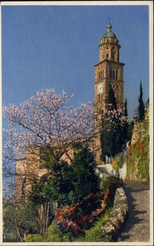 1948 - Lago di Lugano, Chiesa di Morcote. K: Tessin. Schweiz. Nr. 4069. AKU1