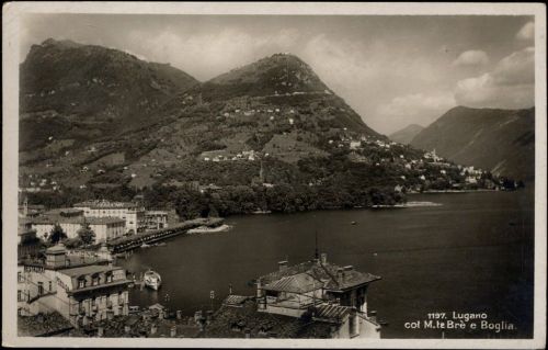 1929 - Lugano, cot M.teBre e Boglia, See. K: Tessin. Schweiz. nr. 1197.,Superlot-Extra AKU1
